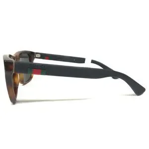 Gucci Unisex Sunglasses Sporty Tortoise and White Stripe with GUCCI Gucci | Accessories | Gucci Sunglasses Gg008s 006 Brown  main image 4